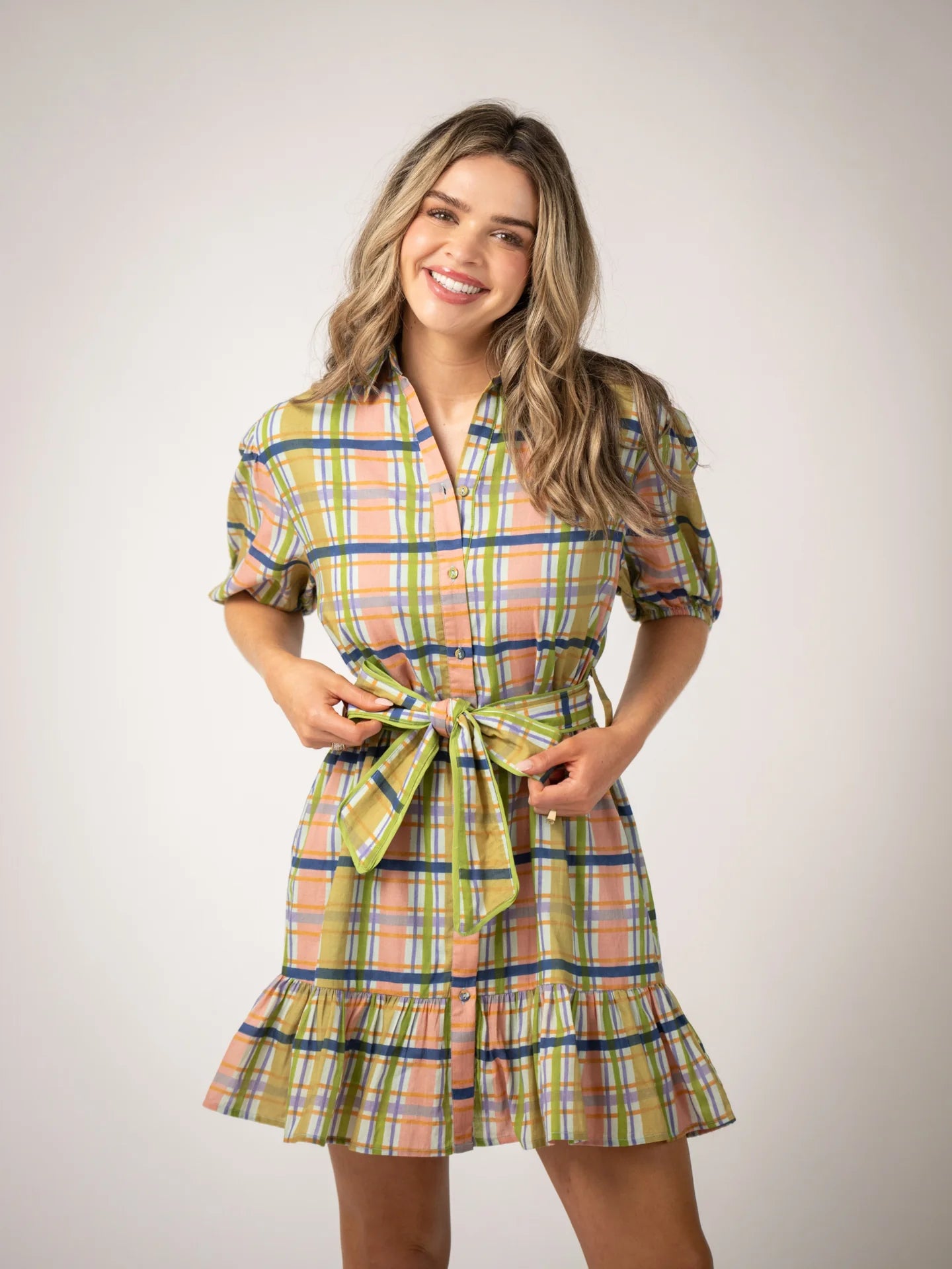 Monica Dress | Camden Plaid