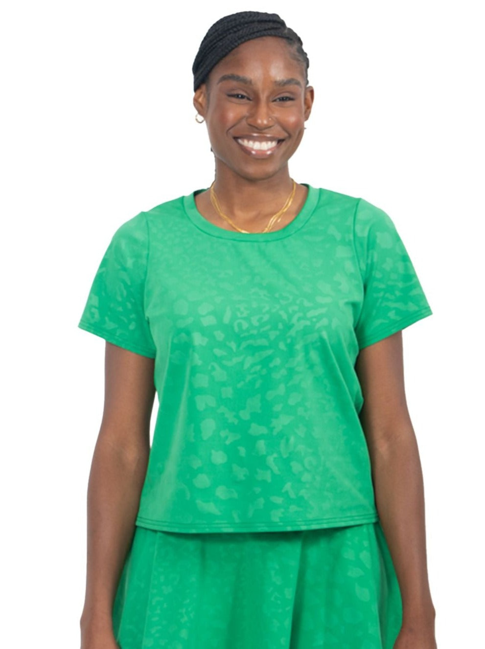 Joy Tee | Emerald Cheetah