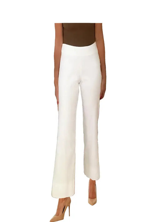 Wide Leg Pant | White