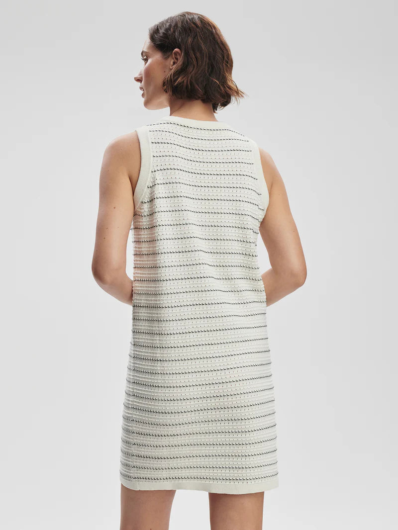 Mindy Contrast Stitch Dress