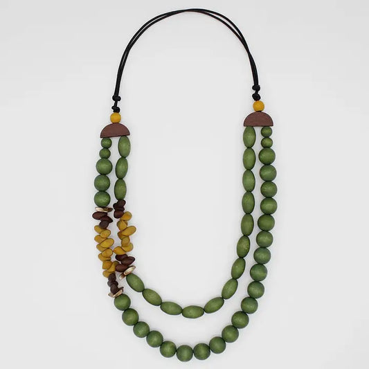 Verde Wood Necklace