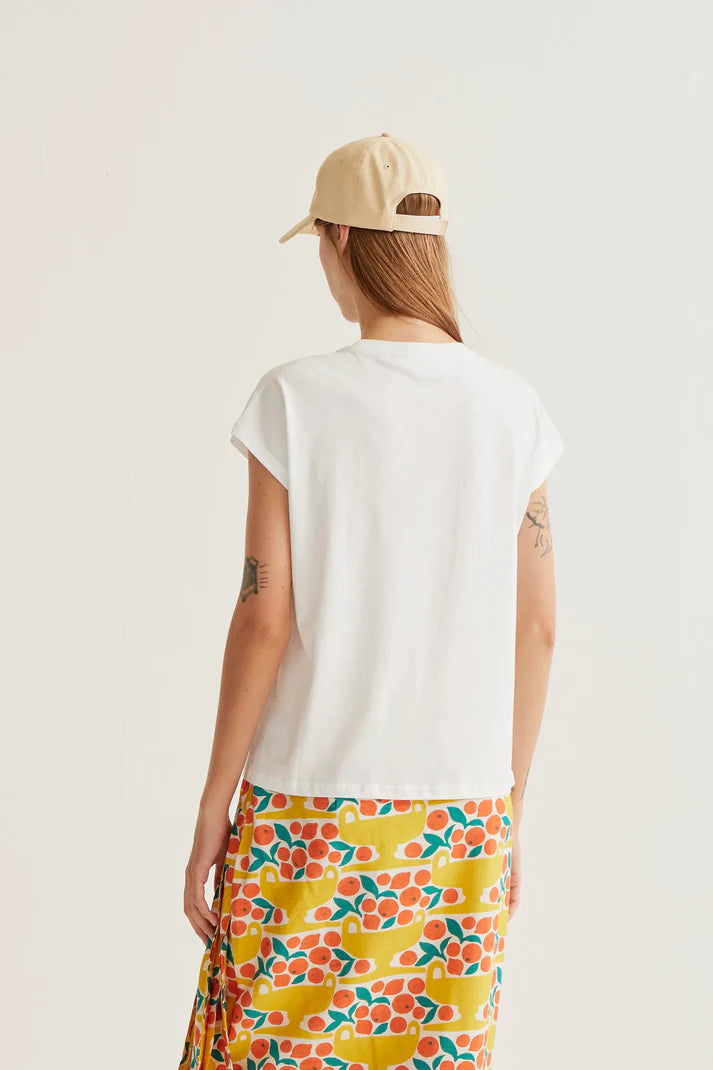 Ruffle Pocket Tee