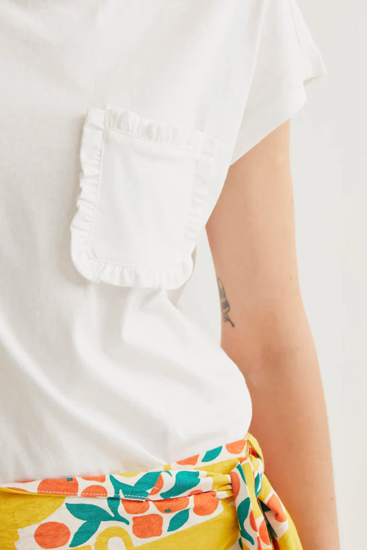 Ruffle Pocket Tee