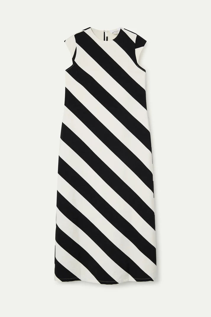 Diagonal Stripe Dress