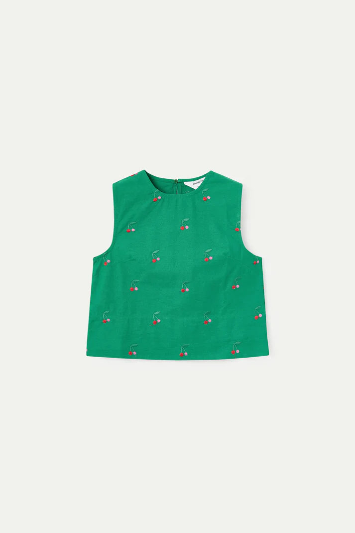 Cherry Print Top
