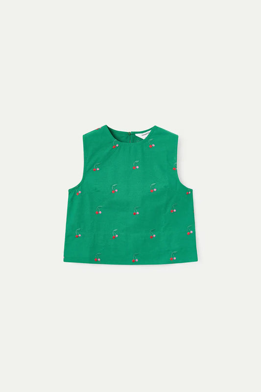 Cherry Print Top