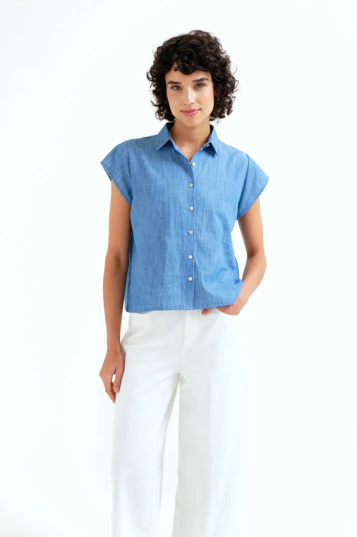 Chambray Blouse