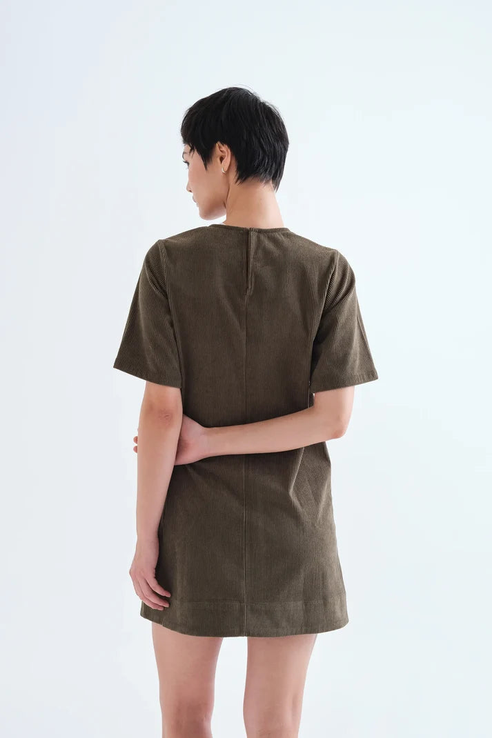 Green Cord Dress