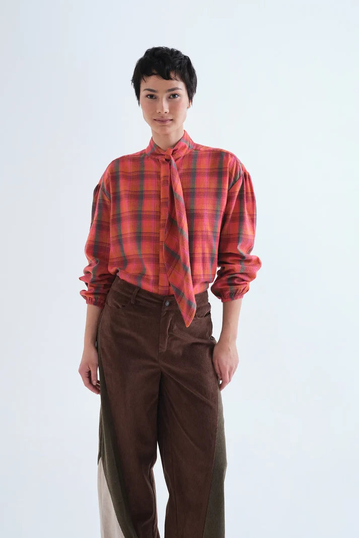 Pink Plaid Shirt