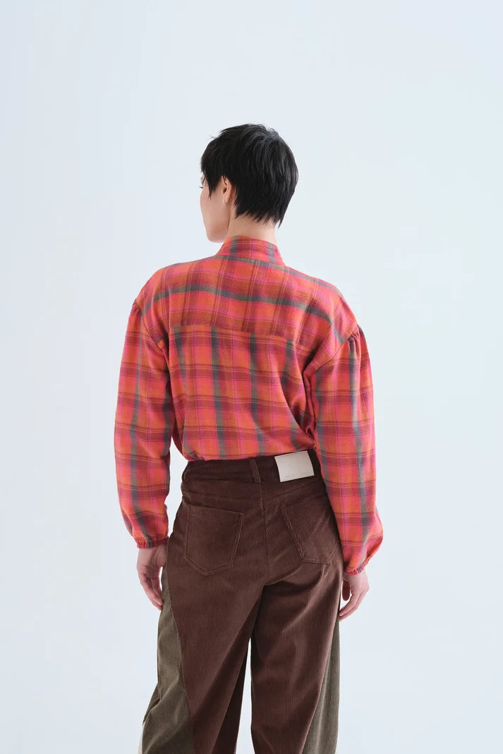 Pink Plaid Shirt