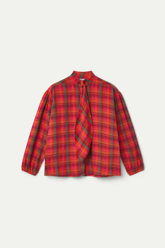Pink Plaid Shirt