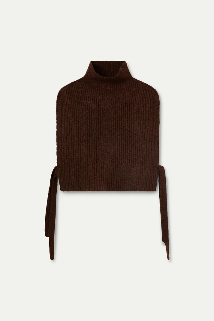 Sweater Vest | Brown