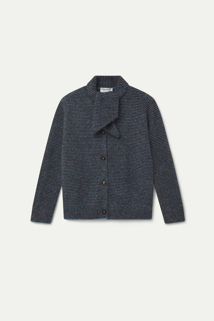 Striped Tie Cardigan