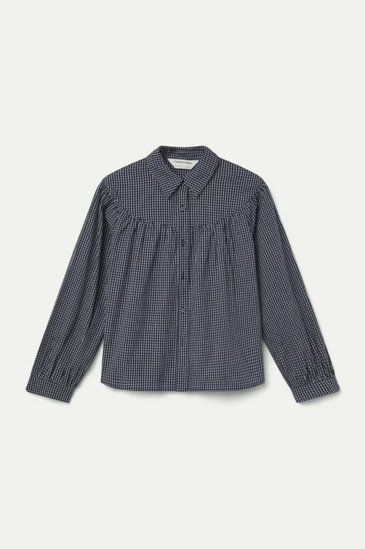 Navy Check Shirt