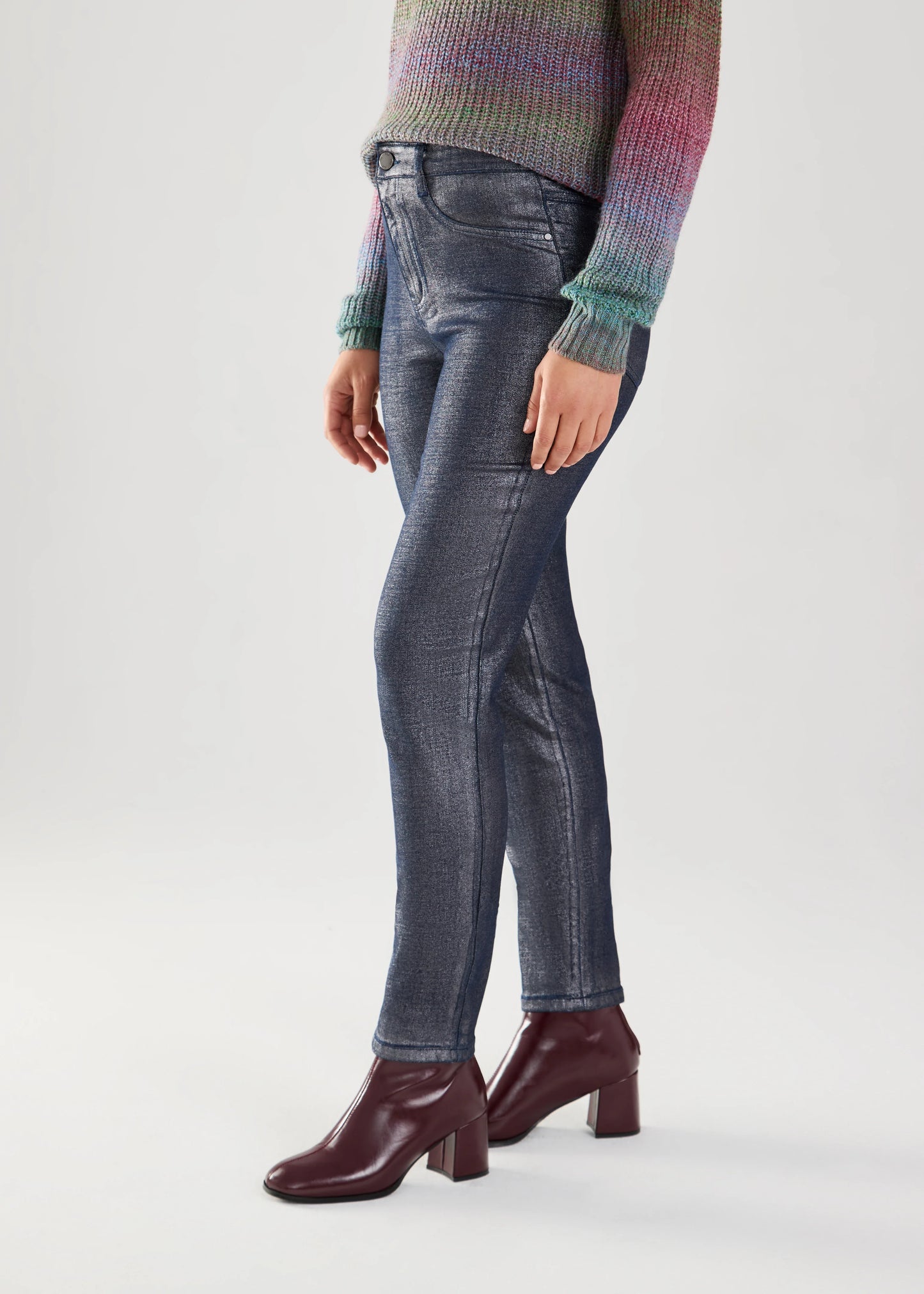 Suzanne Pencil Jean | Silver