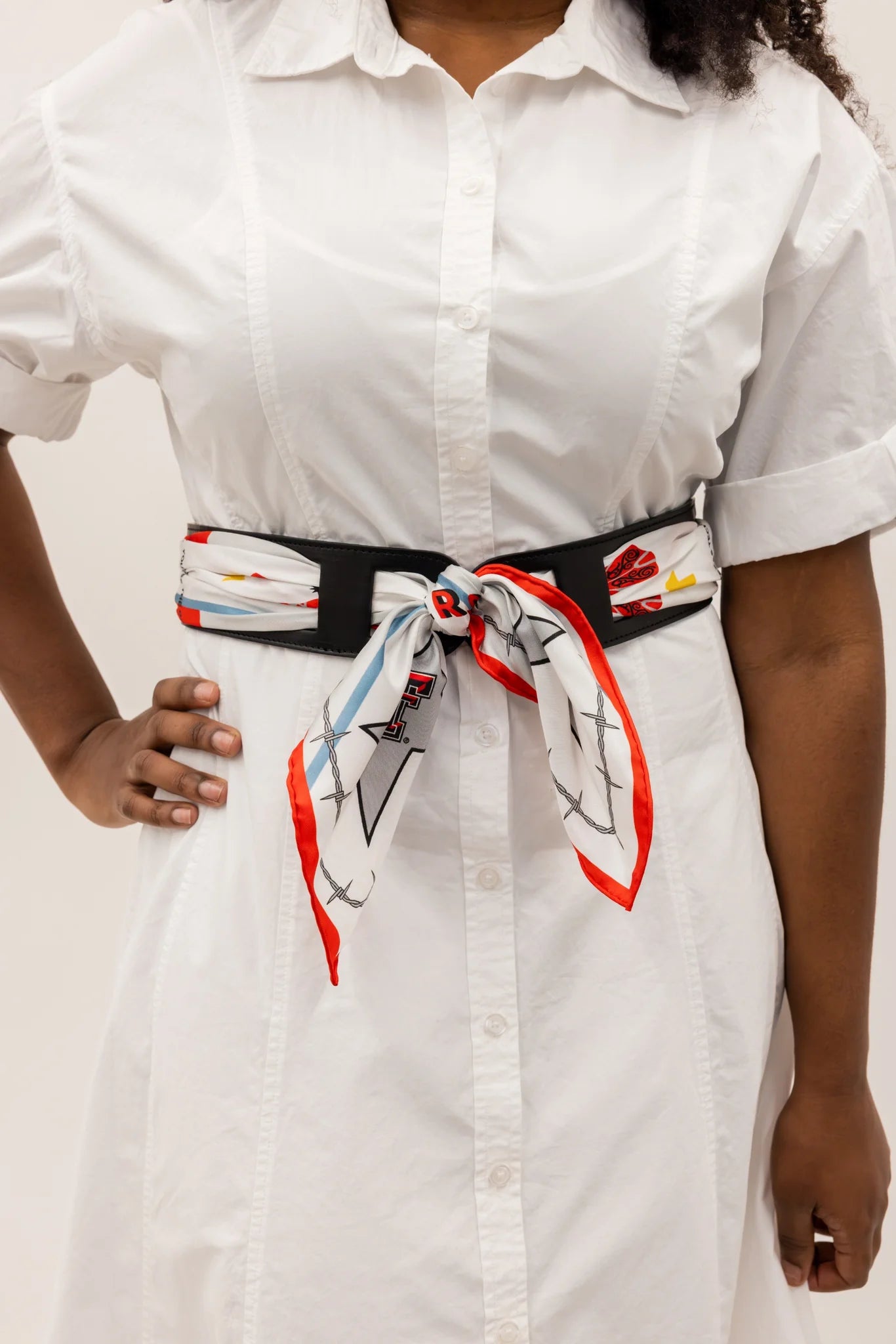 Scarf Reversible Belt | Blk/Brn
