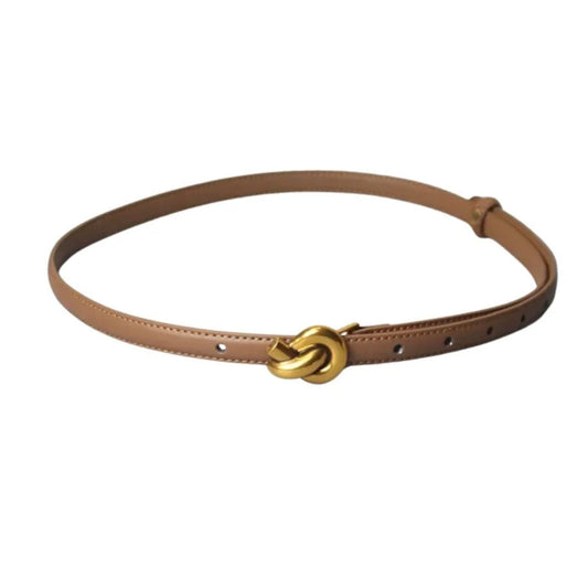 Golden Knot Belt | Brown