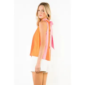 Stripe Top w/ Tie