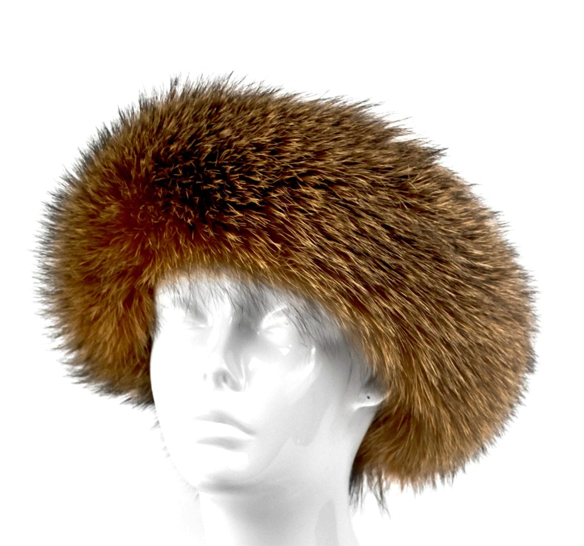 Pumpkin Fox Fur Headband/Collar