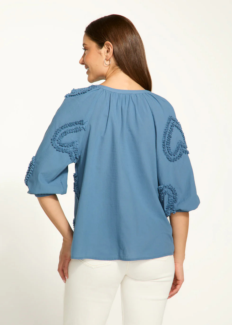 Embellished Cotton Blouse