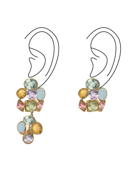 Aura Convertible Cluster Earrings
