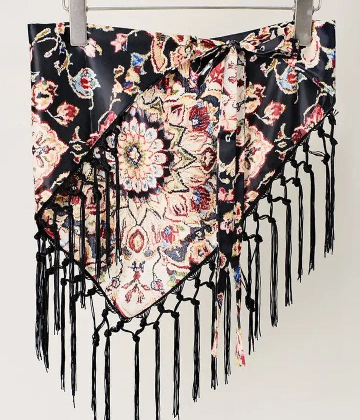Print Fringe Scarf | Multi