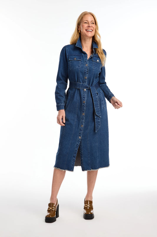 Denim Midi Dress