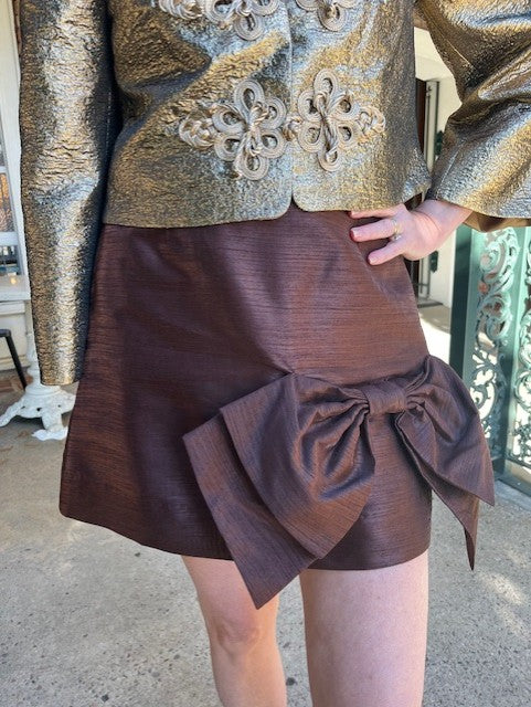 Carter Bow Mini Skirt