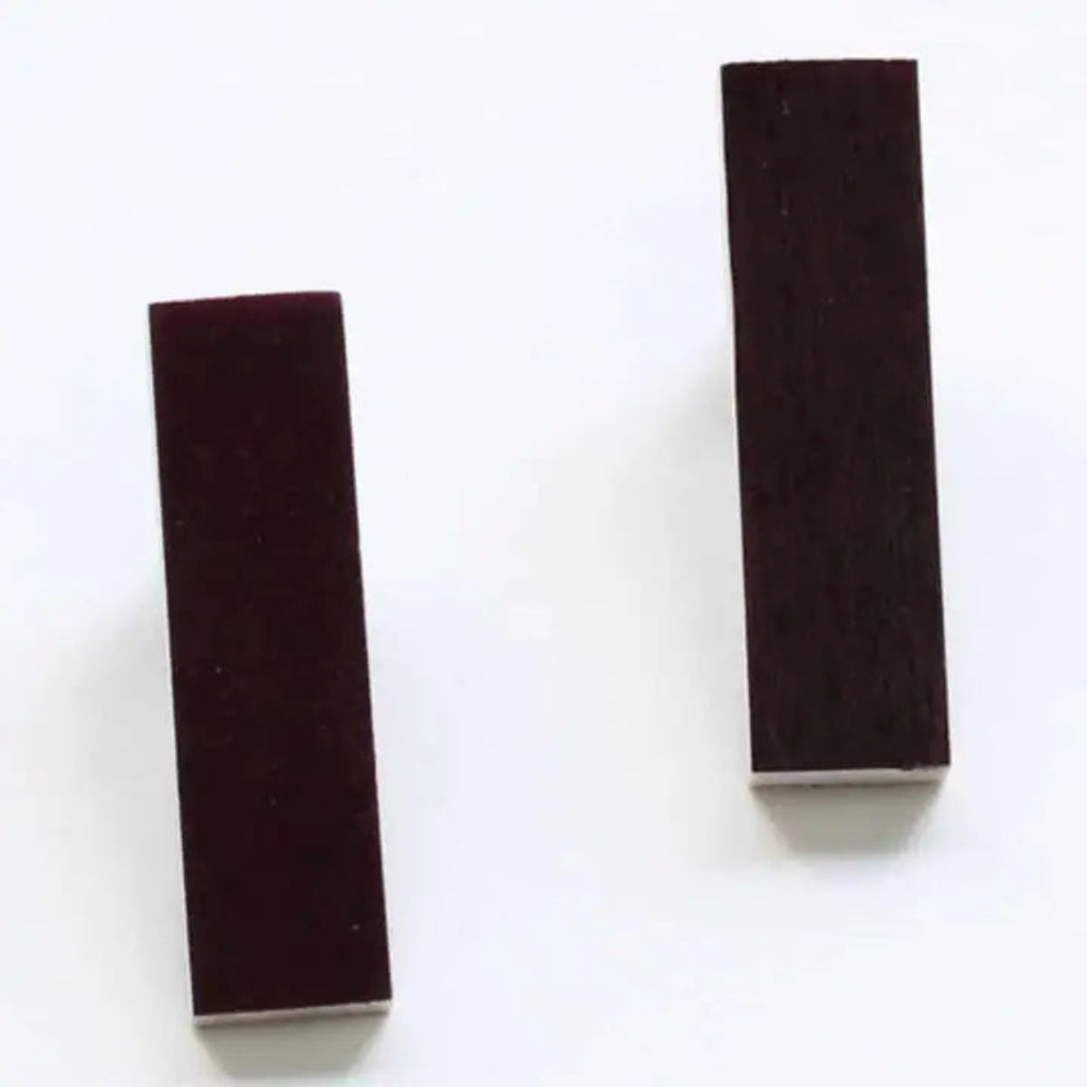 Rectangle Wooden Earring