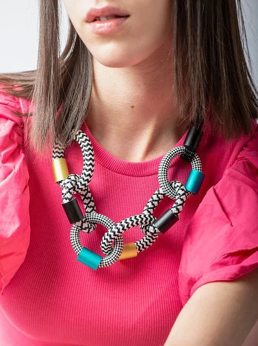Woven Cords Necklace