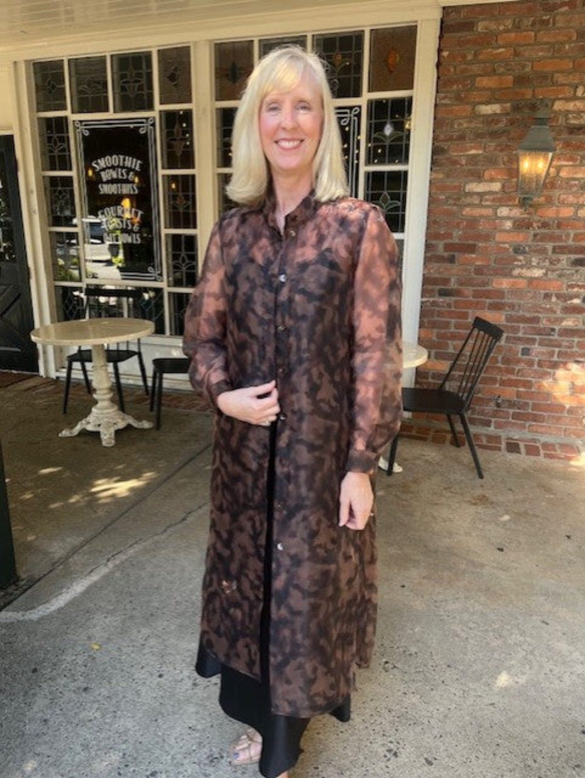 Sheer Animal Duster