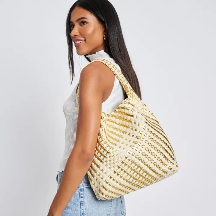 Ellery Woven | Gold Ivory