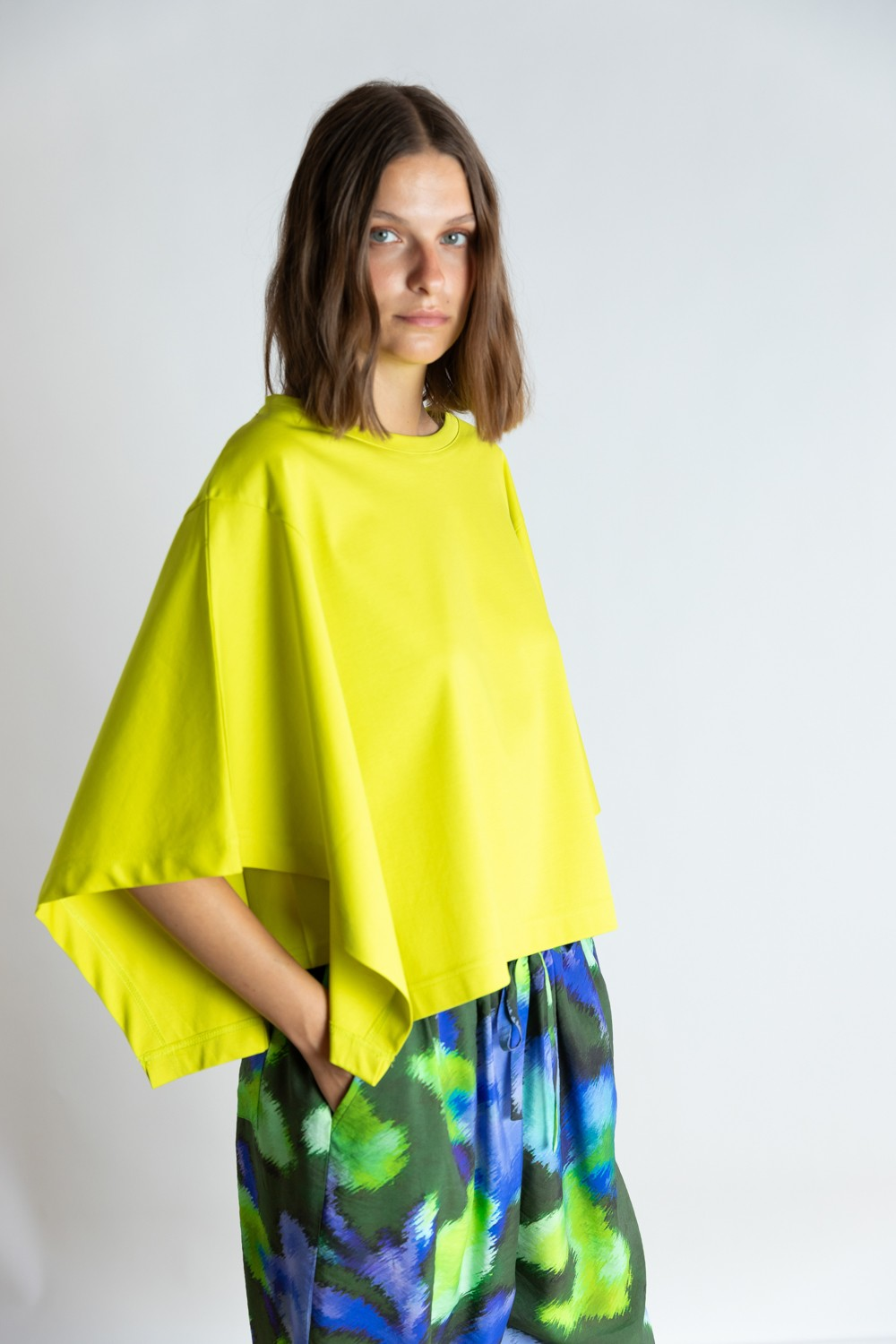 Poncho Tee | Lemon