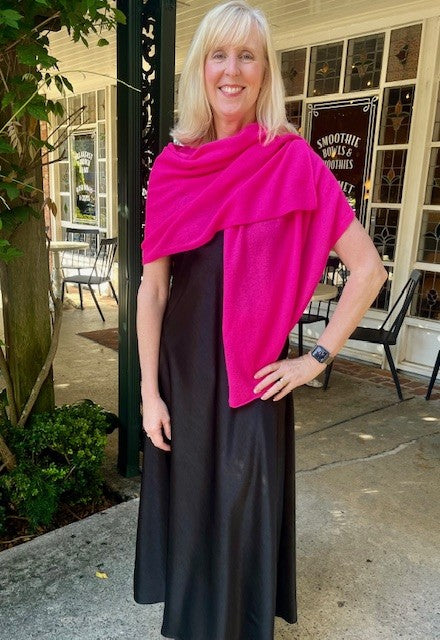Cashmere Scarf | Shocking Pink
