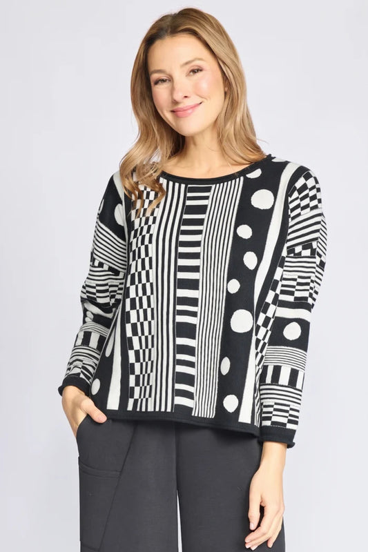 Modernist Mix Sweater