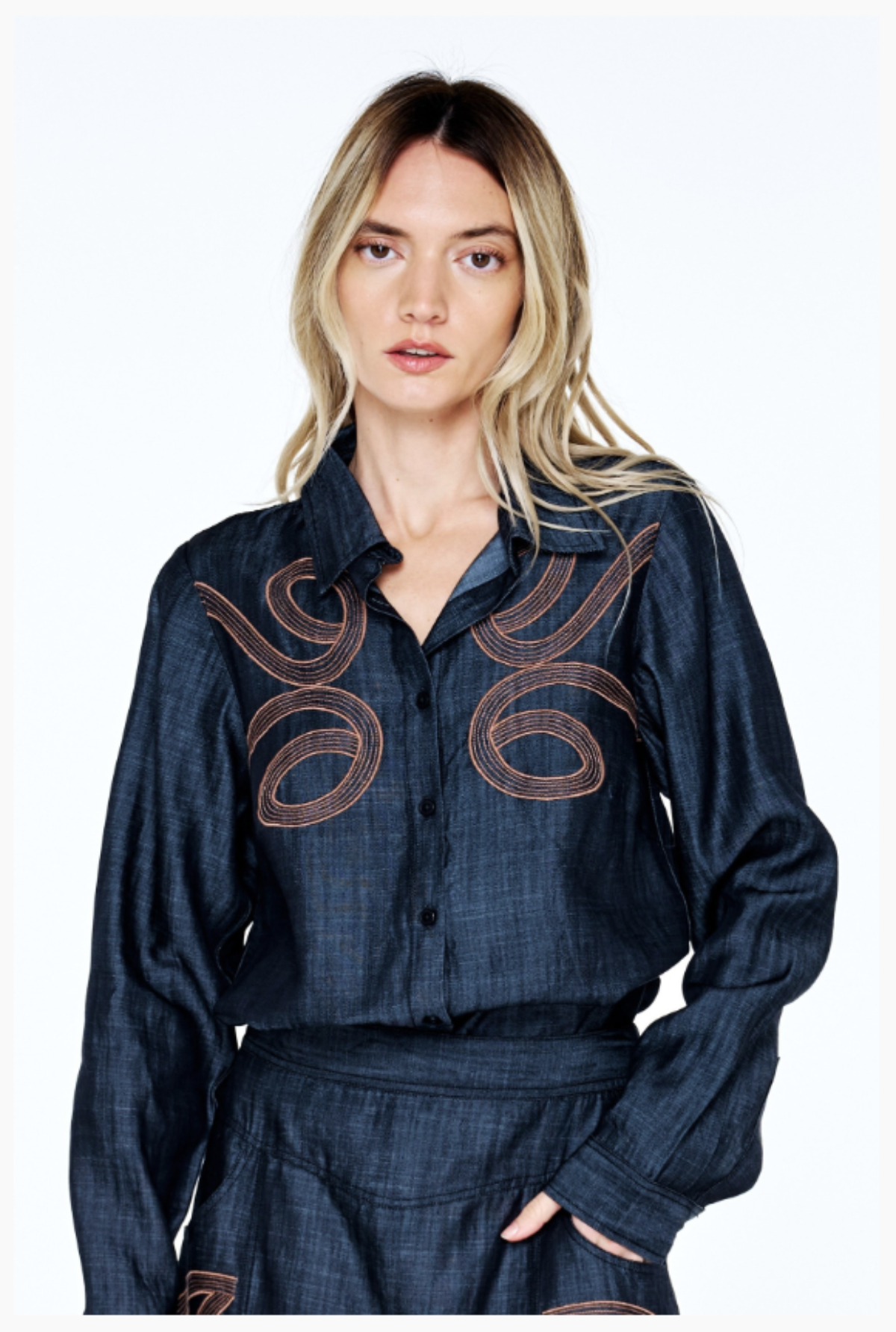 Denim Button Down