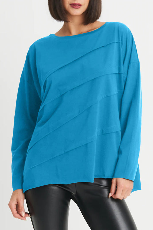 Boxy Tucked T | Lake