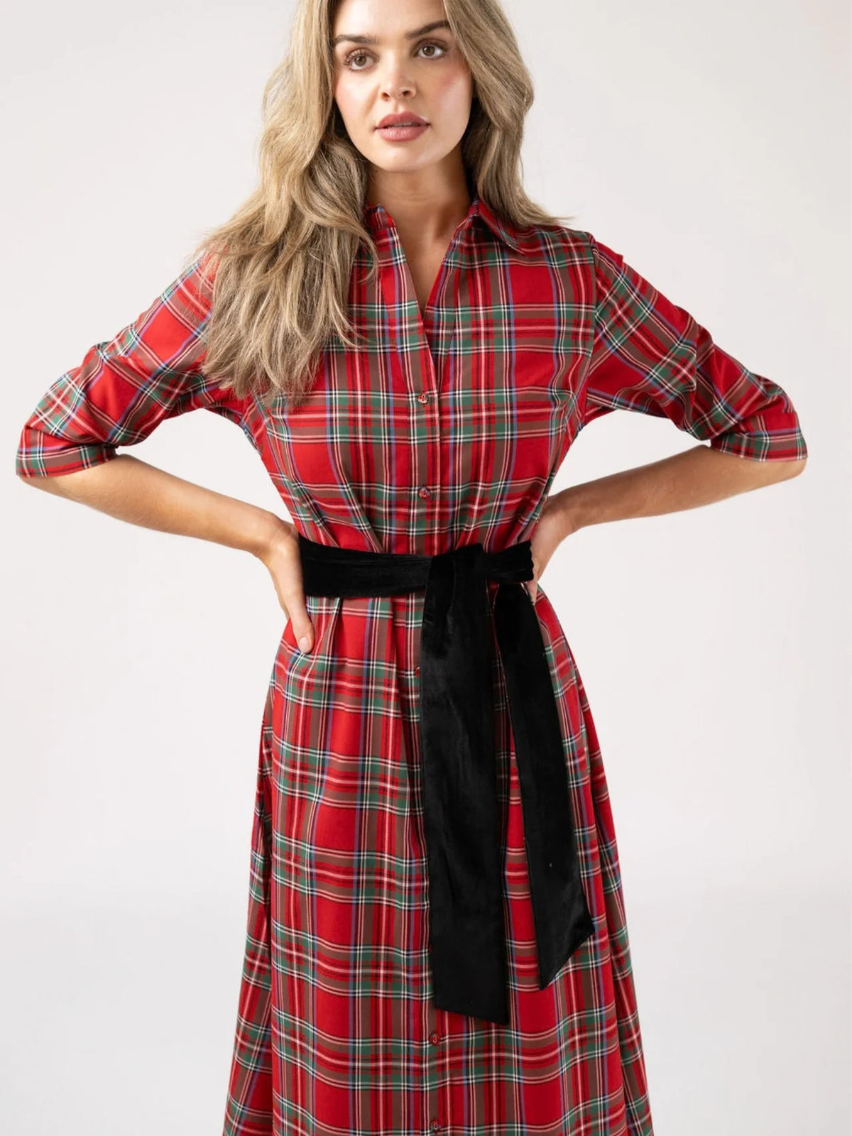 Eloise Dress | Holiday Plaid