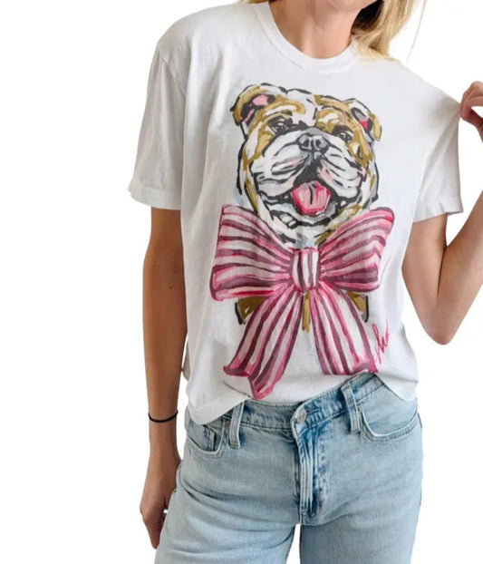 Bulldog Bow T-Shirt