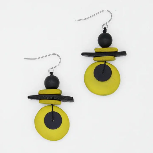 Assuta Drop Earrings | Lime