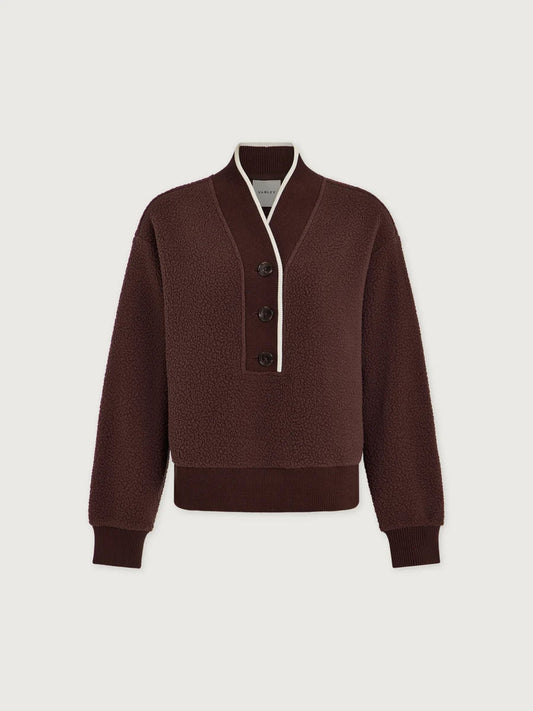 Brenna Button Neck Fleece