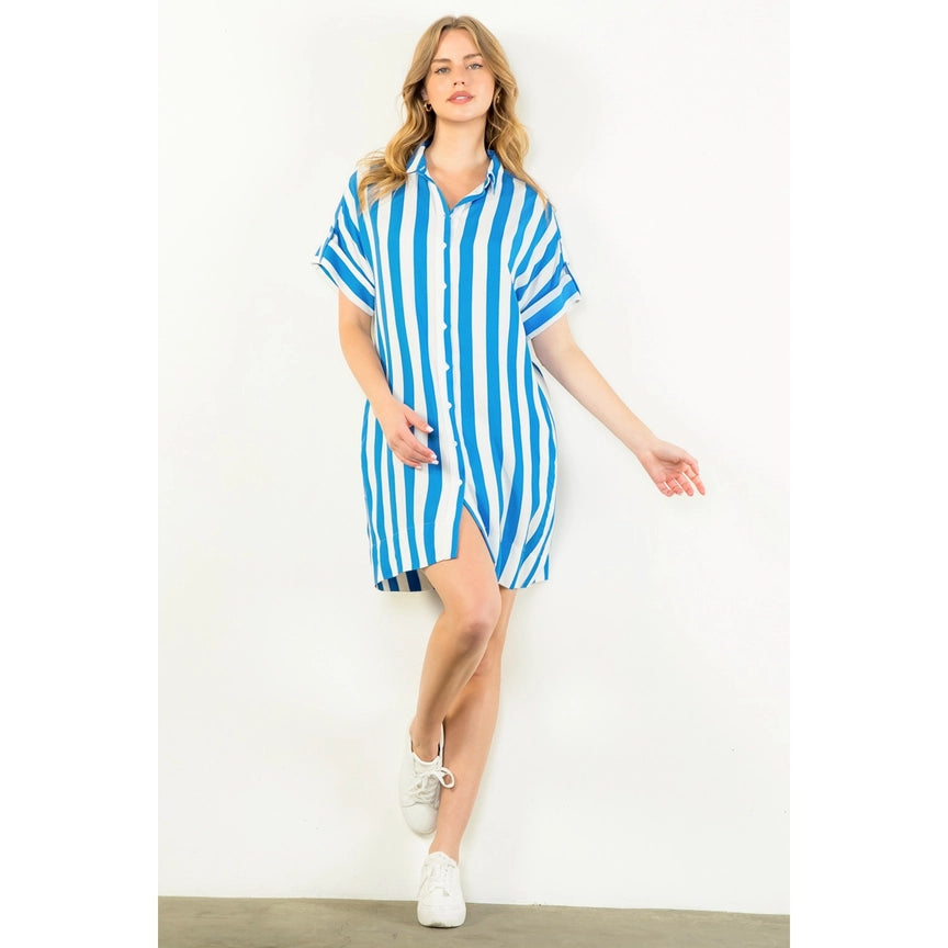 Blue Stripe Dress