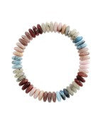Wide Disk Marble Bead | Lt Multi