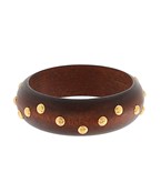 Studded Wood Bangle