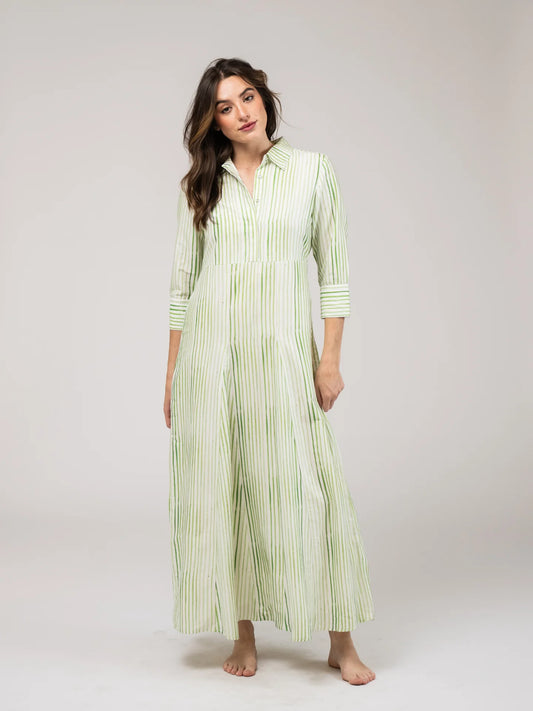 Alexa Dress | English Stripe