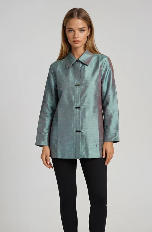 A Line Shirt | Aquamarine