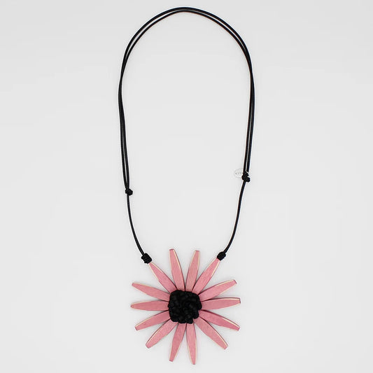 Pink Amaya Flower Necklace