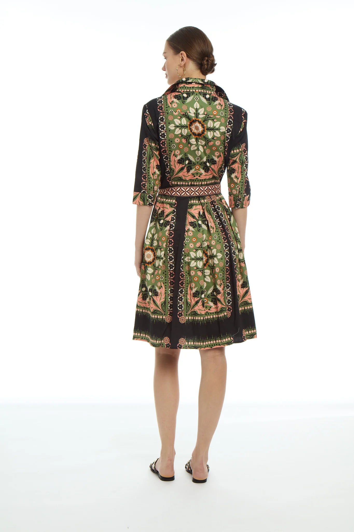 Kelly Dress | Etro Sage