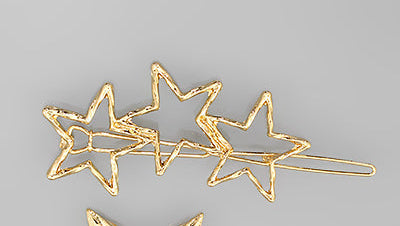 3 Star Hat Pin