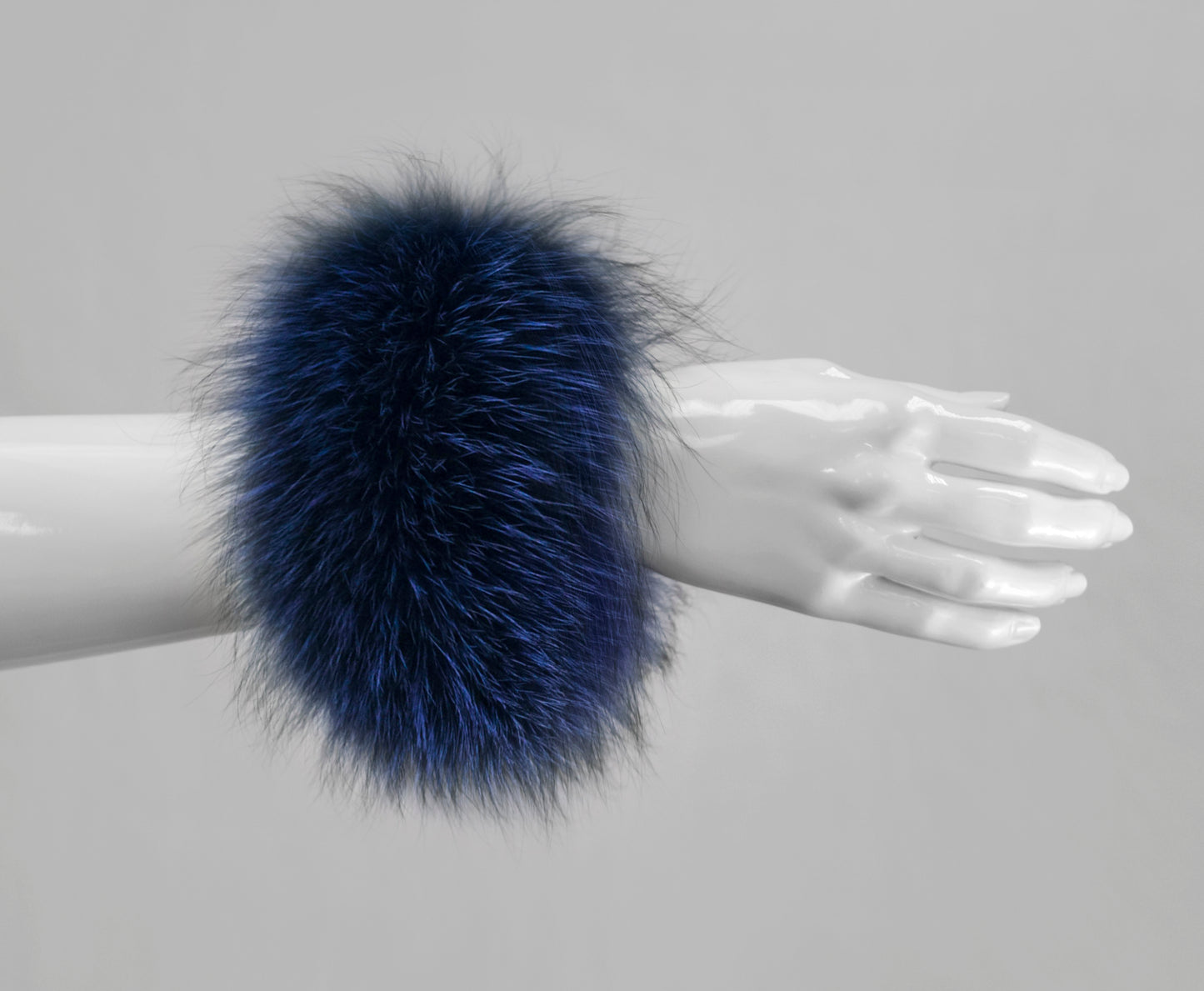 Fox Fur Snap Cuffs | Amethyst